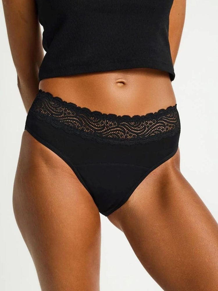 ModiBodi Black Sensual Hi Waist Moderate Heavy Bikini - Image 1 of 4