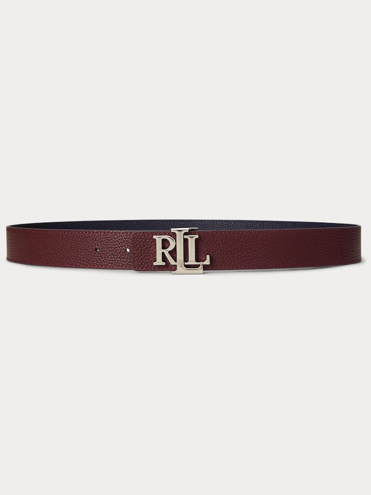 Lauren Ralph Lauren Red Medium Red Reversible Leather Belt - Image 1 of 2