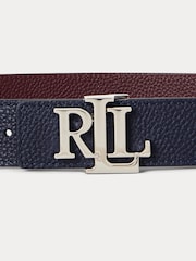 Lauren Ralph Lauren Red Medium Red Reversible Leather Belt - Image 2 of 2