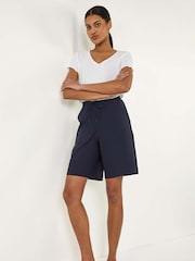 Roman Blue Short Drawcord Detail Pocket Shorts - Image 1 of 5