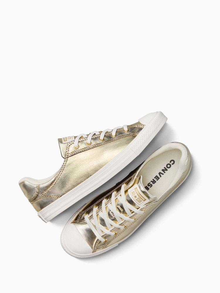 Buy Converse Gold Chuck Taylor All Star Dainty Lucky Low  display picture 1