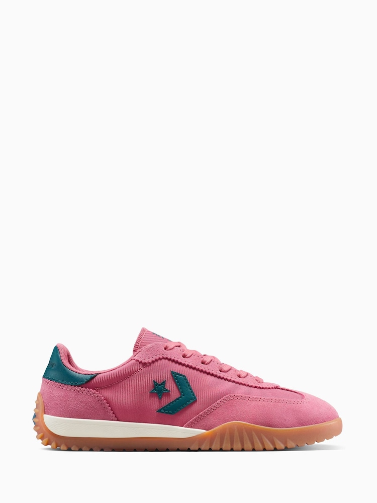 Converse Pink Run Star Trainers - Image 1 of 7