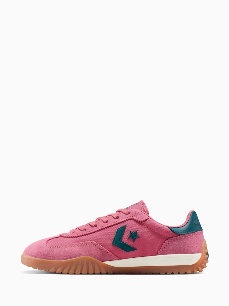 Converse Pink Run Star Trainers - Image 2 of 7