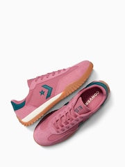 Converse Pink Run Star Trainers - Image 5 of 7