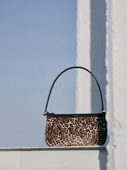 ANINE BING Brown Leopard Mini Elly Bag - Image 2 of 7
