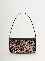 ANINE BING Brown Leopard Mini Elly Bag - Image 4 of 7