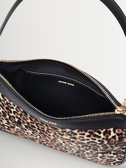 ANINE BING Brown Leopard Mini Elly Bag - Image 5 of 7