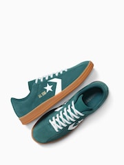 Converse Green All Star Classic Suede Low Trainers - Image 5 of 8