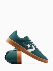 Converse Green All Star Classic Suede Low Trainers - Image 6 of 8