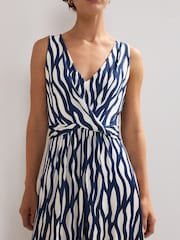 Phase Eight Blue Artemis Dress - Image 4 of 6