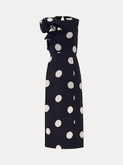 Phase Eight Black Joslyne Spot Dress - Image 8 of 8