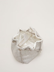 Phase Eight Silver Sparkle Bag - Image 4 of 7