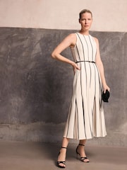 Phase Eight White Kimberley Midi Dress - Image 1 of 8
