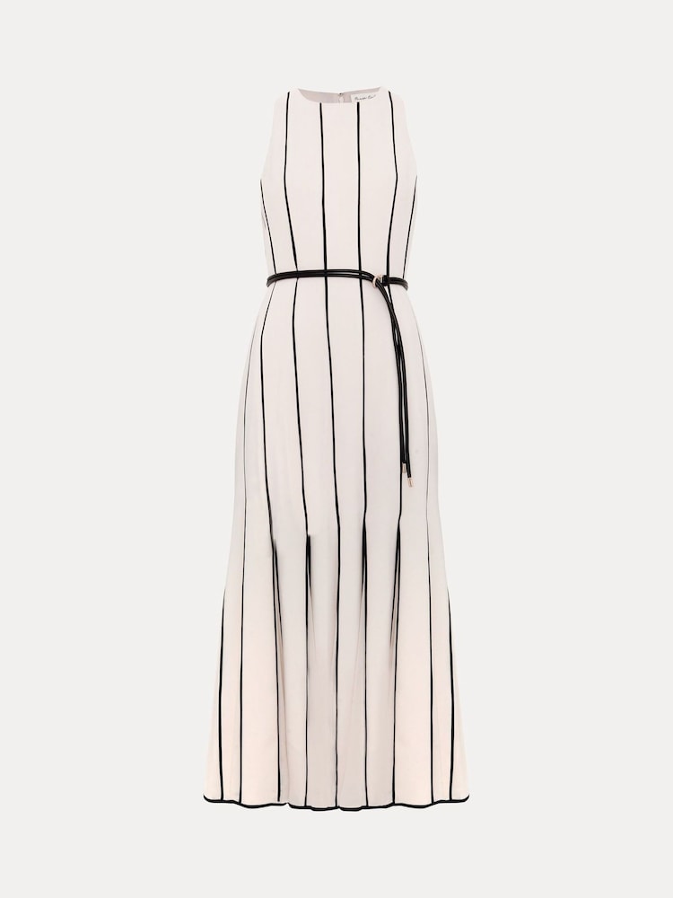 Phase Eight White Kimberley Midi Dress - Image 8 of 8