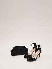 Phase Eight Black Suede Knotted Sandals - Image 7 of 7