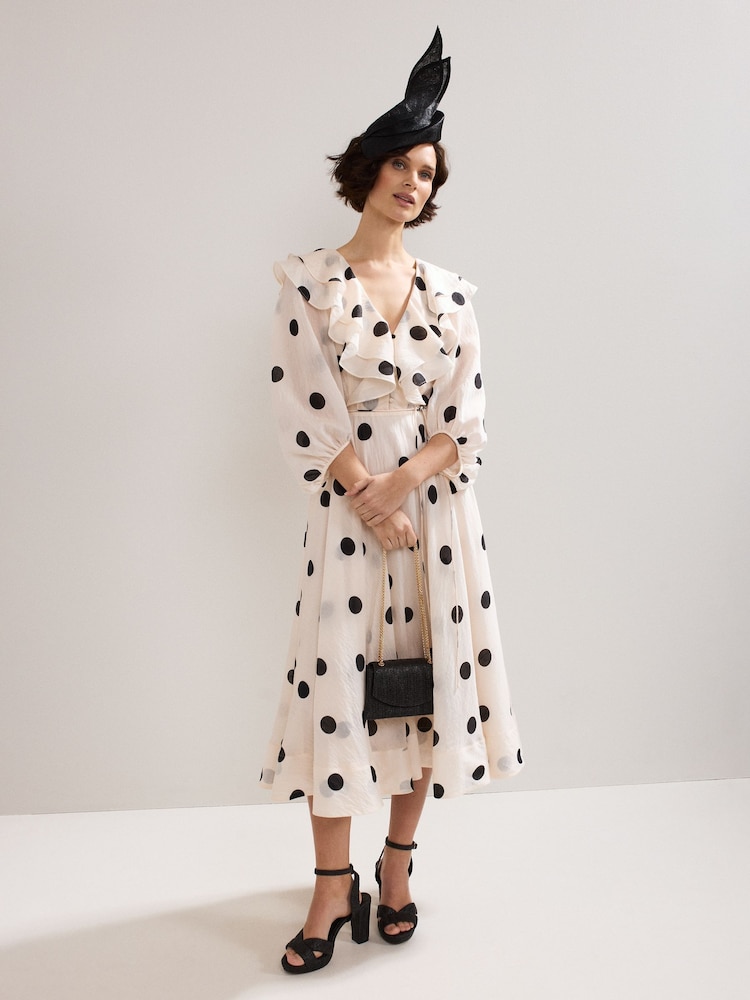 Phase Eight Cream Petite Jaqlyn Dress - Image 1 of 7