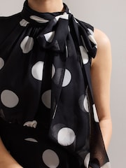 Phase Eight Black Petite Lucinda Dress - Image 5 of 7