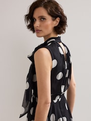Phase Eight Black Petite Lucinda Dress - Image 6 of 7