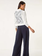 Roman Petite Lace Back Bolero Cardigan - Slika 4 iz 5