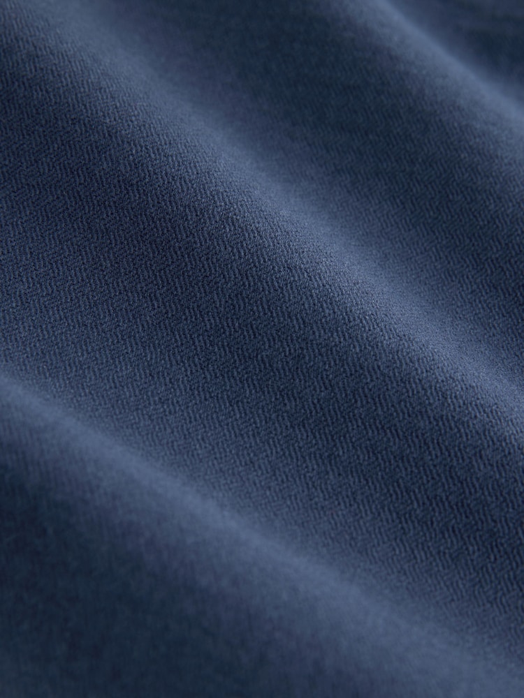 أزرق داكن - Authentic Twin Pleated Textured Trousers - صورة 10 من 10 أزرق داكن - Authentic Twin Pleated Textured Trousers - صورة 10 من 10