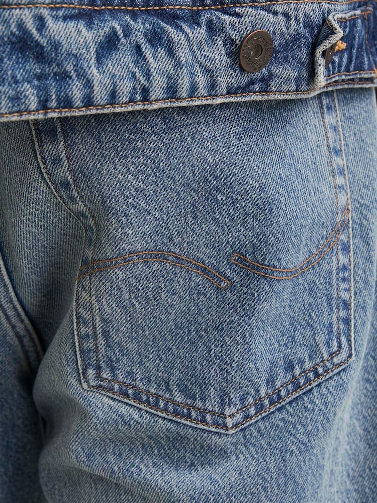 JACK & JONES Blue Eddie Loose Fit Jeans - Image 5 of 5