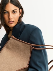 Hereu Studio Brown Calella Wool Bag - Image 9 of 10