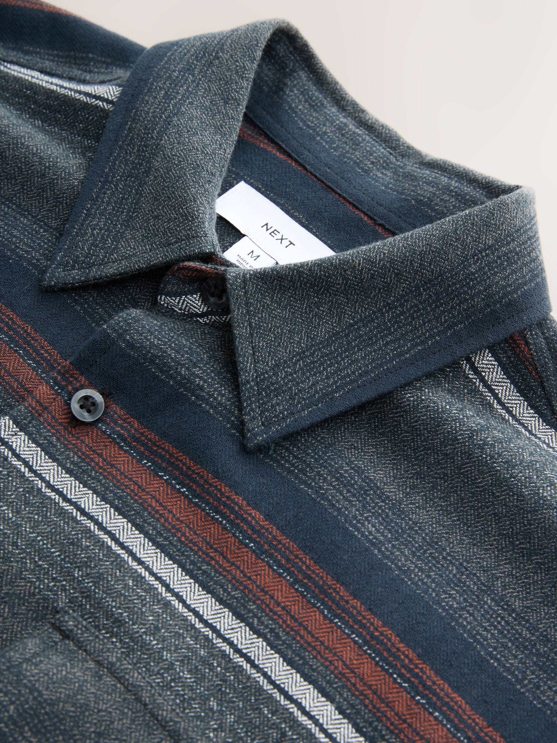 Buy Grey Horizontal Stripe Long Sleeve Shirt from Next Canada