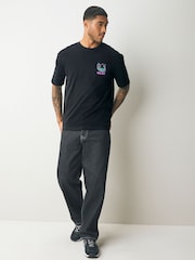 Black Squid Game Licence Graphic Print 100% Cotton T-Shirt - Image 2 of 8