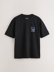 Black Squid Game Licence Graphic Print 100% Cotton T-Shirt - Image 6 of 8