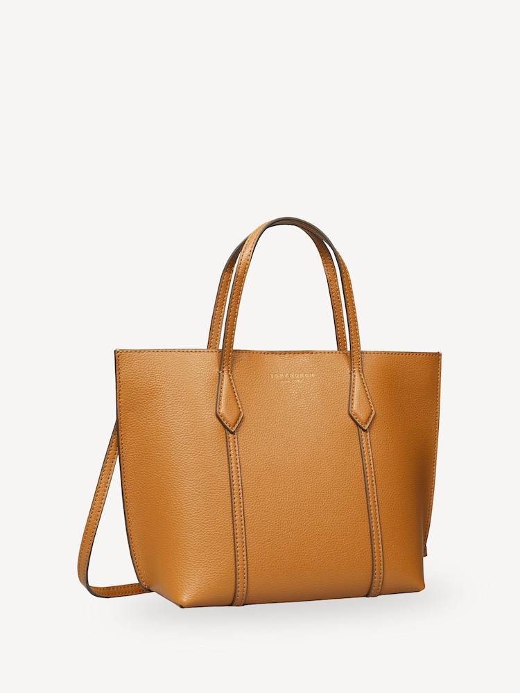 Tory Burch Brown Perry Mini Tote - Image 2 of 4 Tory Burch Brown Perry Mini Tote - Image 2 of 4