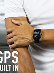 Reflex Active Series 44 Silicone Amoled GPS Sports Smart Calling Black Watch - Image 3 of 5