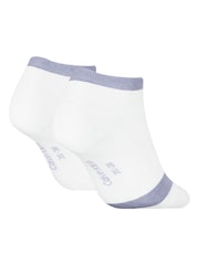Calvin Klein Purple Womens Jeans Sneaker 100% Cotton Socks 2 Pack - Image 2 of 2