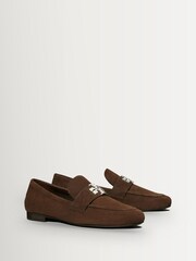 Tory Burch Brown Eleanor Loafers - Image 2 of 4