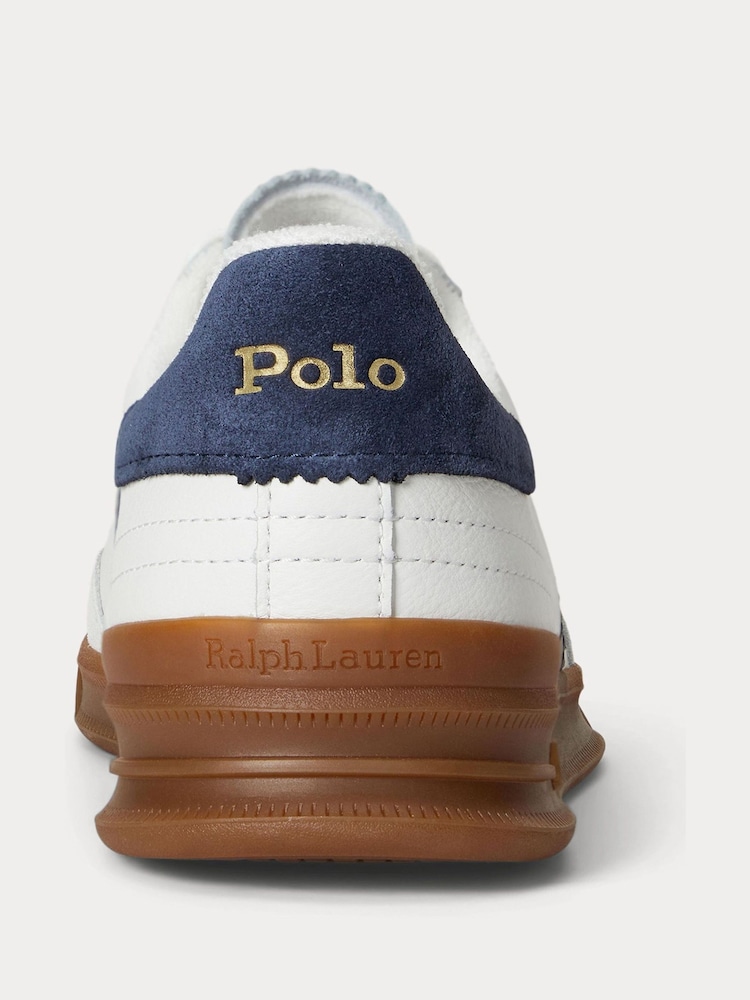 Polo Ralph Lauren Cream Heritage Aera PP Leather Trainers - Image 4 of 4 Polo Ralph Lauren Cream Heritage Aera PP Leather Trainers - Image 4 of 4