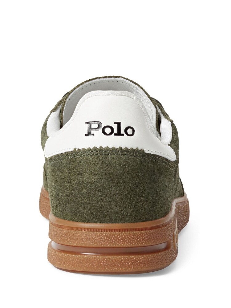 Polo Ralph Lauren Grey Bedford PP Suede Low Top Trainers - Image 1 of 2 Polo Ralph Lauren Grey Bedford PP Suede Low Top Trainers - Image 1 of 2