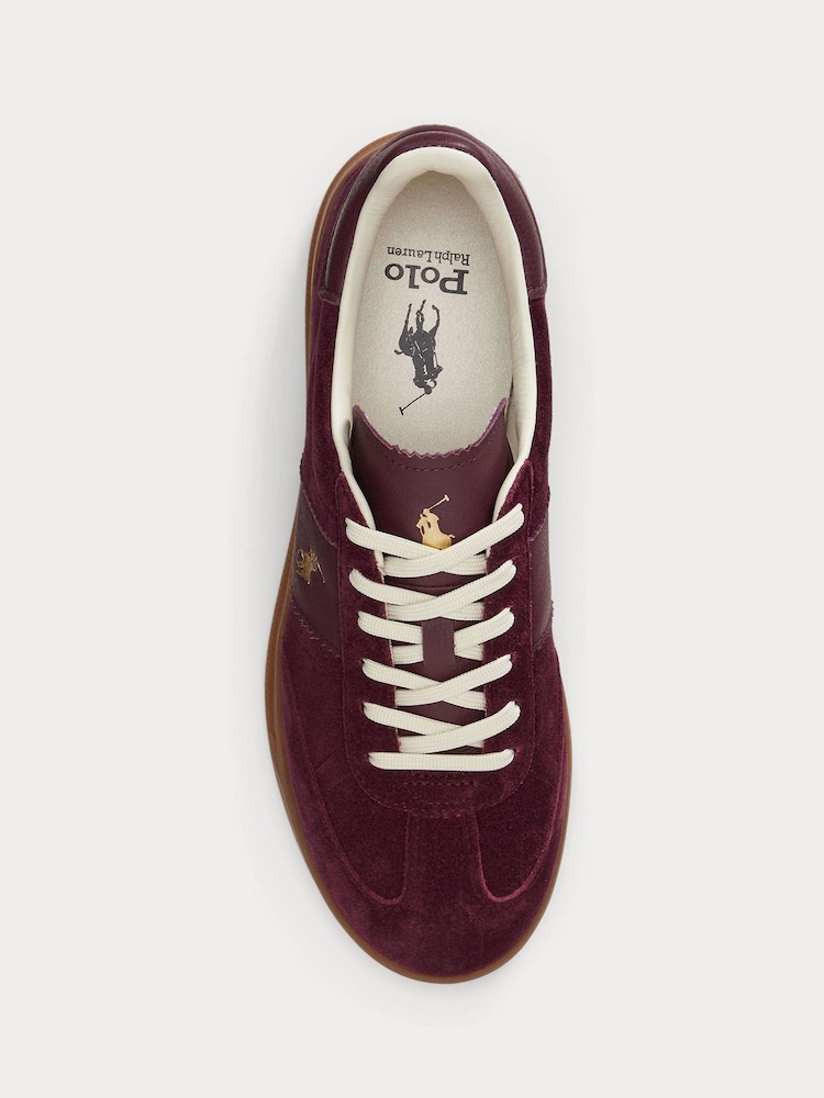 レッド - Polo Ralph Lauren Heritage Aera スエード ミックス スニーカー - 画像 4 / 4 レッド - Polo Ralph Lauren Heritage Aera スエード ミックス スニーカー - 画像 4 / 4