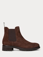 Polo Ralph Lauren Brown Byson Leather Chelsea Boots - Image 1 of 4