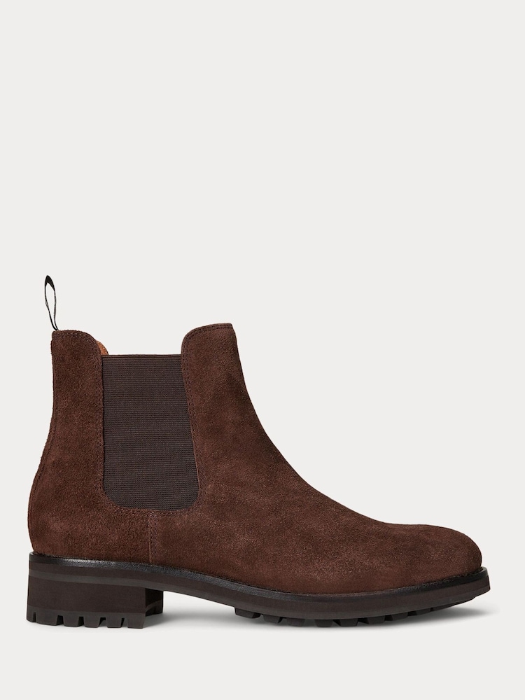 Polo Ralph Lauren Brown Byson Leather Chelsea Boots - Image 1 of 4