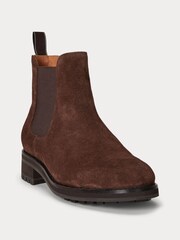 Polo Ralph Lauren Brown Byson Leather Chelsea Boots - Image 2 of 4