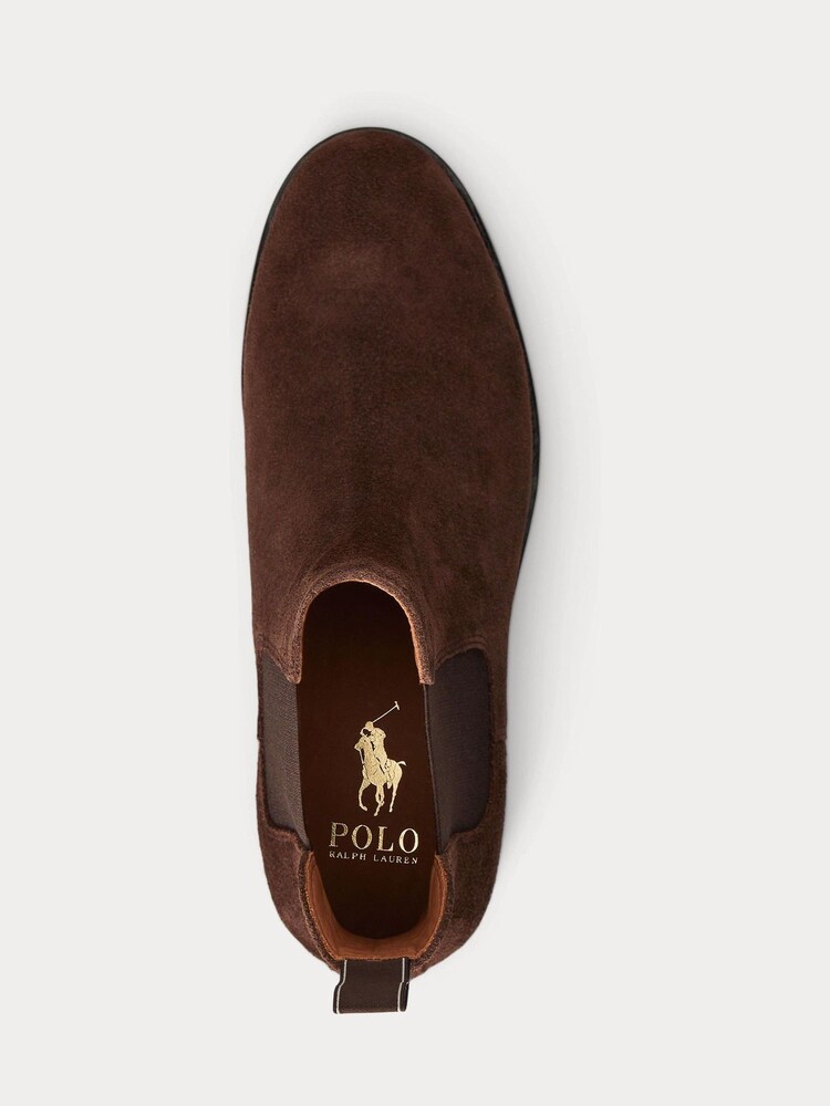 Polo Ralph Lauren Brown Byson Leather Chelsea Boots - Image 4 of 4
