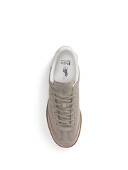 Polo Ralph Lauren Grey Black Bedford PP Suede Low Top Trainers - Image 4 of 4
