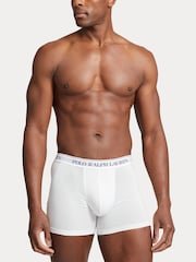 Polo Ralph Lauren Grey Long Cotton Stretch Tonal Waistband Boxers 3 Pack - Image 2 of 6