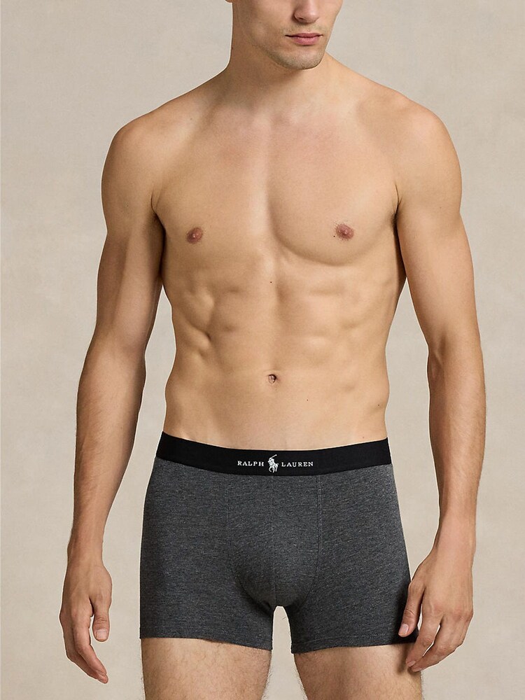 Polo Ralph Lauren Blue Classic Stretch Boxers 3 Packs - Image 2 of 4