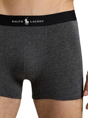 Polo Ralph Lauren Blue Classic Stretch Boxers 3 Packs - Image 4 of 4