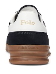 Polo Ralph Lauren Black Heritage Area PP Mix Trainers - Image 2 of 2