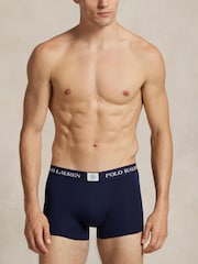 Polo Ralph Lauren Red Classic Cotton Stretch Icon Logo Boxers 3 Pack - Image 6 of 6