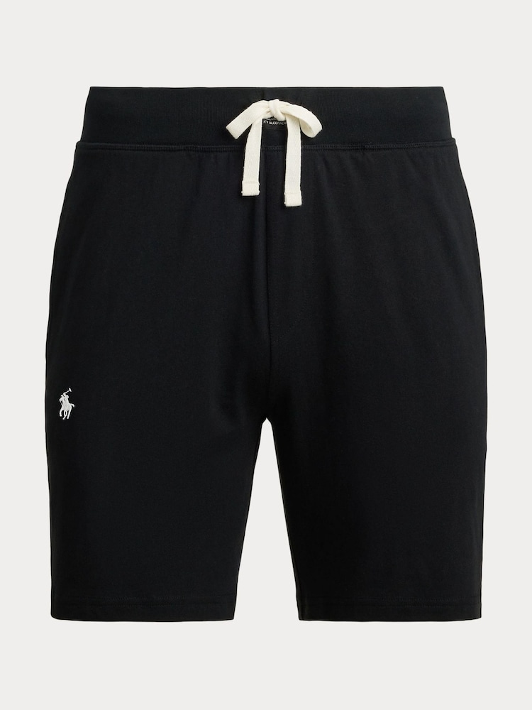 Polo Ralph Lauren Black Jersey Lounge Shorts - Image 4 of 4
