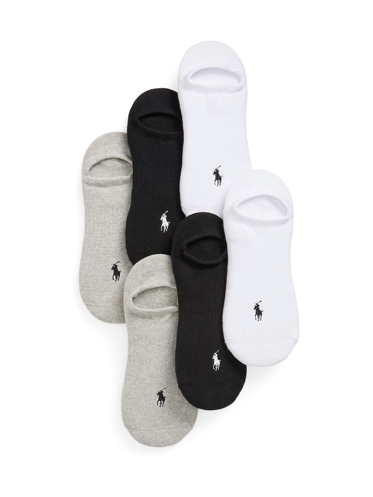 Polo Ralph Lauren Natural Invisible Pop Socks 6 Pack - Image 1 of 1 Polo Ralph Lauren Natural Invisible Pop Socks 6 Pack - Image 1 of 1