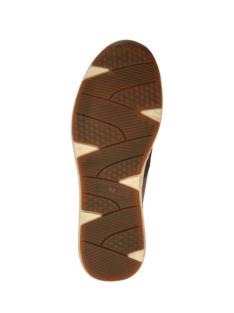 Pavers Brown Wide Fit Wide Fit Leather Lace-Up Trainers - Image 5 of 5 Pavers Brown Wide Fit Wide Fit Leather Lace-Up Trainers - Image 5 of 5