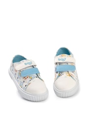 Vanilla Underground White Bluey Kids Velcro Trainers - Image 1 of 6